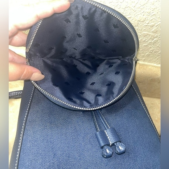 Kate Spade New York Leila Denim Medium Flap Backpack, NWT - Picture 13 of 16